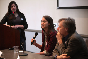 Smithsonian's Beth Quill gives advice on pitching stories. Photo by Rich Press